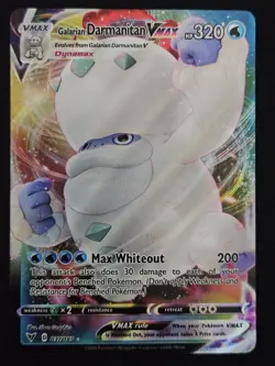 Galarian Darmanitan Vmax - 037/185 Vivid Voltage Ultra Rare Pokemon Card - Image 1