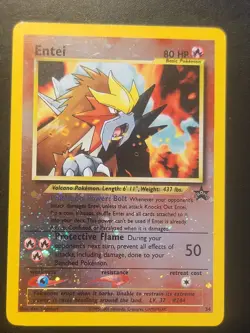 Pokemon TCG - Entei #34/53 WoTC Promo Pokemon Reverse Holo Card - Image 1