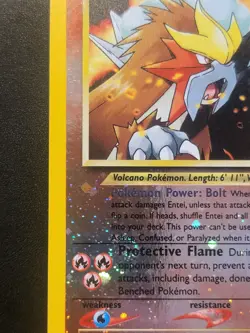 Pokemon TCG - Entei #34/53 WoTC Promo Pokemon Reverse Holo Card - Image 2
