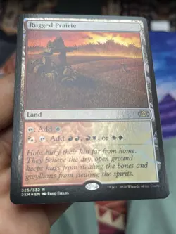 Foil Rugged Prairie • 2XM Double Masters • Pack Fresh • Mtg (2178) - Image 2