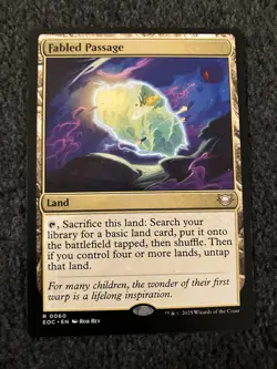 Magic The Gathering MTG - Fabled Passage - Commander: Edge of Eternities - Image 1