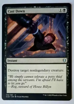 4x Cast Down Commander Legends: Battle for Baldur's Gate Regular 4x Play Set - Image 1