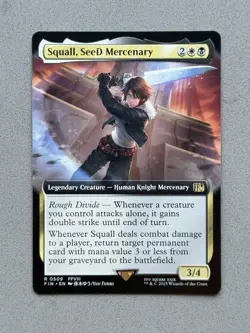 Squall, SeeD Mercenary - 509 - Magic: Final Fantasy MTG - Extended Art - Rare - Image 1