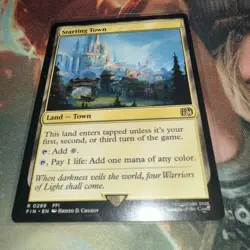 MTG ~ Starting Town ~ Final Fantasy ~ Near Mint ~ Rare - Image 1
