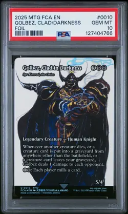 2025 Golbez, Clad in Darkness Foil MTG FINAL FANTASY #10 PSA 10 Gem Mint - Image 1