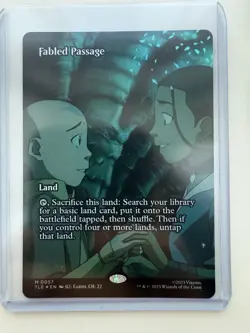 Fabled Passage (Borderless) MTG: Avatar The Last Airbender NM - Image 1