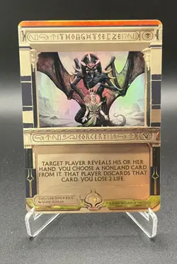 Thoughtseize #45 Amonkhet Invocations Masterpiece Series FOIL Magic MTG - NM - Image 1