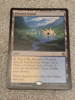 MTG Flooded Strand Kjans of Tarkir 233/269 Mint #02C - Image 1