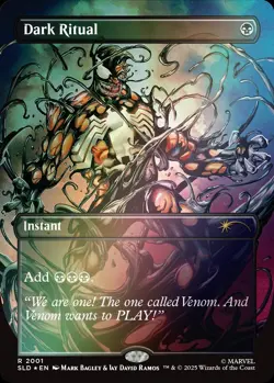 MTG Secret Lair x Spider-Man Venom Unleashed Colors- RAINBOW FOIL - SEALED - Image 3