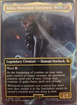 MTG Edea, Possessed Sorceress Borderless NM Magic The Gathering *PACK FRESH!!* - Image 1