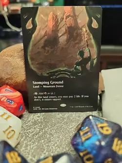 MTG Stomping Ground - Borderless art - Edge of Eternities #0283 - Image 1