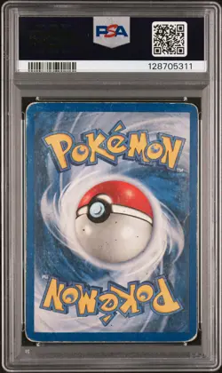 SWIRL PSA 1 2004 Pokemon Rocket Returns Rocket's Snorlax EX 104/109 Holo Foil - Image 2