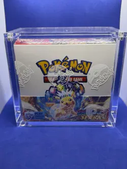 Pokemon Surging Sparks Booster Box New Factory Sealed With Acrylic Case Mint #2 - Image 1