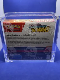 Pokemon Surging Sparks Booster Box New Factory Sealed With Acrylic Case Mint #2 - Image 3