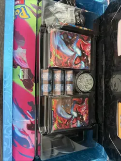 Pokemon Charizard X UPC Ultra Premium Collection EMPTY BOX and ACCESSORIES - Image 2