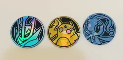 Pokemon TCG Collector Coins Set Of 3- Raichu -Manaphy- Empoleon - Image 1