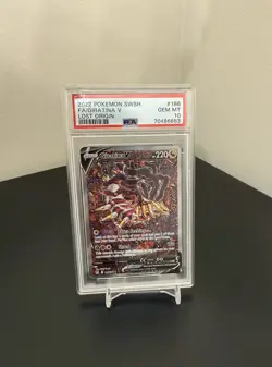 Pokemon TCG Lost Origin Giratina V Alt Art 186/196 PSA 10 Gem Mint - Image 1