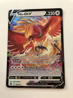 Pokemon TCG Ho-Oh V Silver Tempest, 140/195, Ultra Rare - Image 1