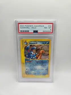 Pokemon PSA 8 Azumarill Holo | H4/H32 | Aquapolis TCG Rare - Image 1