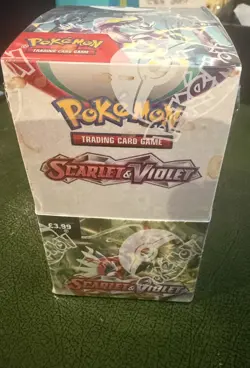 🔥Pokemon TCG Scarlet and Violet Base Set Half Booster box 18 PACKS NEW SEALED🔥 - Image 1