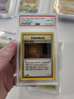 Ruin Wall PSA 10 1st Ed Neo Discovery #74 Pokemon - Image 1