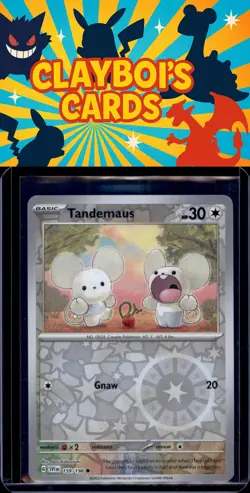 Tandemaus SV01: Scarlet & Violet Base Set Pokemon 159/198 Reverse Holo NM+ - Image 1
