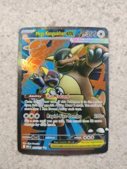 POKEMON MEGA EVOLUTION ULTRA RARE MEGA KANGASKHAN EX FULL ART 164/132 - Image 1