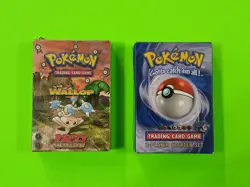 1999 Pokemon Starter & Neo Discovery Wallop Empty Deck Boxes with Inserts - Image 1