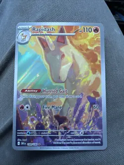 2025 Pokemon SV Destined Rivals Rapidash #189/182 - Image 1