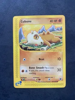 Pokemon Cubone 103/165 (Regular) 2002 Expedition Base - Image 1