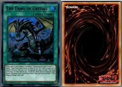 DLCS-EN058 Yugioh, The Fang of Critias (Purple), Holo Ultra Rare - Image 1