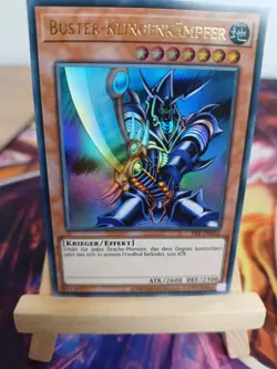 Buster Klingenkampfer Ultra Rare PSV-DE050 25th DE NM YUGIOH - Image 1