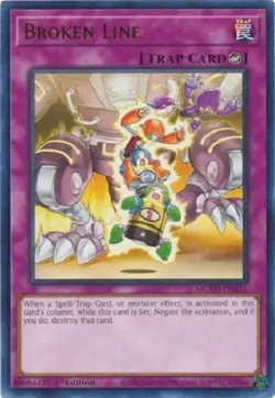 Broken Line - MGED-EN151 - Rare 1st Edition Yugioh - Image 1