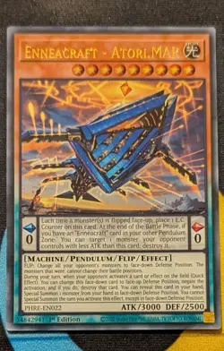 PHRE-EN022 Enneacraft - Atori.MAR Ultra Rare 1st Ed YuGiOh - Image 1