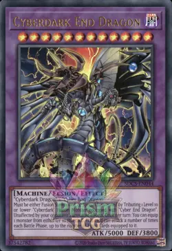 Cyberdark End Dragon ultra rare SDCS-EN044 Yugioh - Image 1
