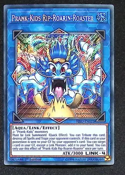 Prank-Kids Rip-Roarin-Roaster - HISU-EN022 - Secret Rare - 1st Edition Yugioh - Image 1