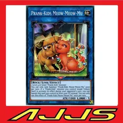 YuGiOh - Prank-Kids Meow-Meow-Mu - PHRA-EN049 - Super Rare - 1st Edition NM/M - Image 1