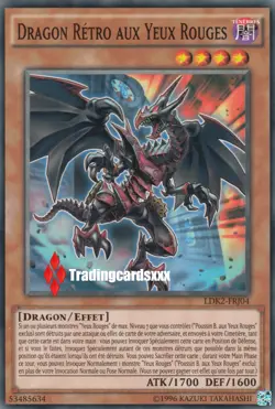 ?Yu-Gi-Oh!? Dragon Retro aux Yeux Rouges : LDK2-FRJ04 - Image 1