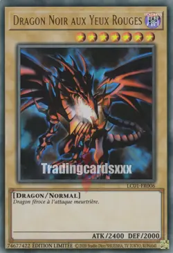 Yu-Gi-Oh! Dragon Noir aux Yeux Rouges : UR LC01-FR006 - Image 1
