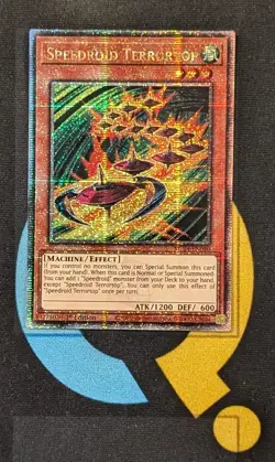MP24-EN040 Speedroid Terrortop Quarter Century Secret Rare 1st Ed YuGiOh - Image 1
