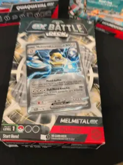 Pokemon Trading Cards Ex Battle Deck Melmetal Houndoom Tapu Quaquaval NEW - Image 2