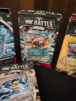 Pokemon Trading Cards Ex Battle Deck Melmetal Houndoom Tapu Quaquaval NEW - Image 3
