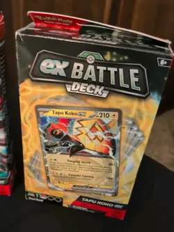 Pokemon Trading Cards Ex Battle Deck Melmetal Houndoom Tapu Quaquaval NEW - Image 4