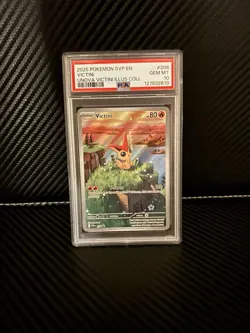 Victini Illustration Collection Unova Promo Card PSA 10 - Image 1