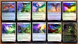 Set of 10 Pauper Legal FOIL Angel Cards *NM* (English Magic the Gathering MTG) - Image 1