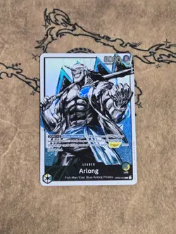 One Piece Card Game Arlong (Alternate Art) OP03-022 Leader Rare NM English - Image 1