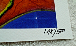 Magic The Gathering Shivan Dragon Artist Melissa Benson Signed Print And Card - Image 5