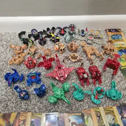 Bakugan Lot 30+ Battle Brawlers 30+ Magnetic Cards - Image 2