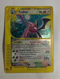 Pokemon Card- Crobat-Skyridge-147/144-Holo-Crystal-ENG-Played - Image 1