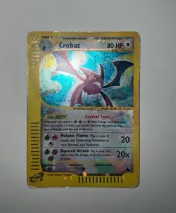 Pokemon Card- Crobat-Skyridge-147/144-Holo-Crystal-ENG-Played - Image 3